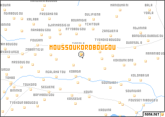 map of Moussoukorobougou