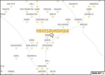 map of Moussoumounda