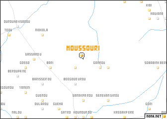 map of Moussouri