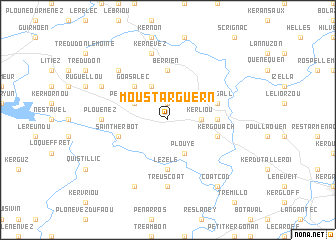 map of Moustarguern