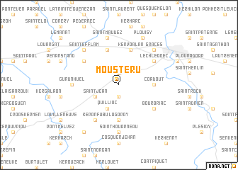 map of Moustéru