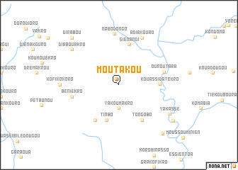 map of Moutakou