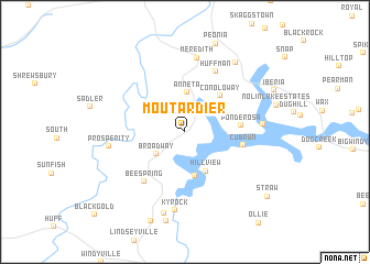 map of Moutardier