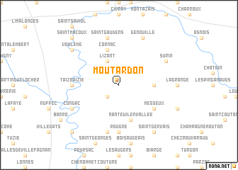 map of Moutardon