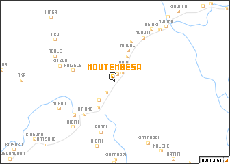 map of Moutembésa