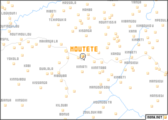 map of Moutété