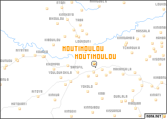 map of Moutimoulou