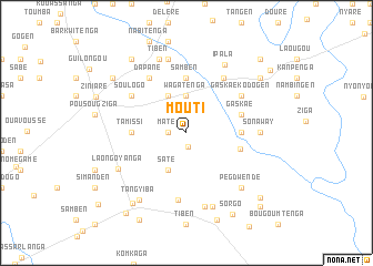 map of Mouti