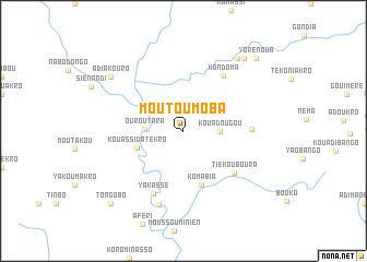map of Moutoumoba