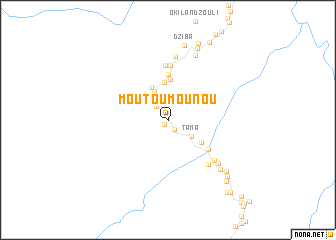 map of Moutoumounou