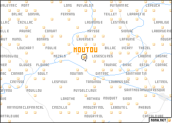 map of Moutou