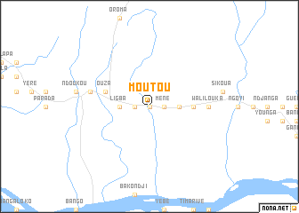 map of Moutou