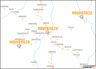 map of Mouvendzé