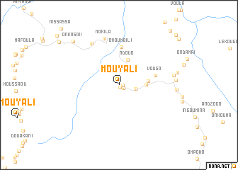 map of Mouyali