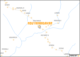 map of Mouyamba Dakar