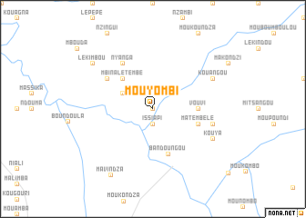 map of Mouyombi