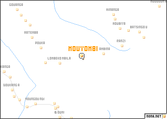 map of Mouyombi