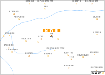 map of Mouyombi