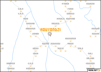 map of Mouyondzi