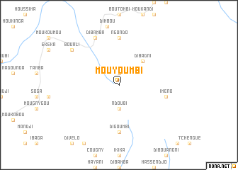 map of Mouyoumbi