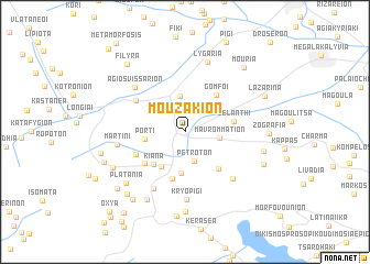 map of Mouzákion