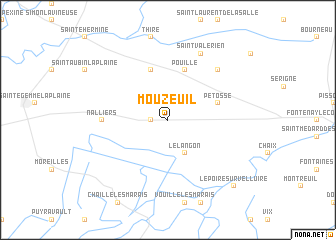 map of Mouzeuil