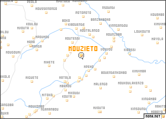 map of Mouziéto