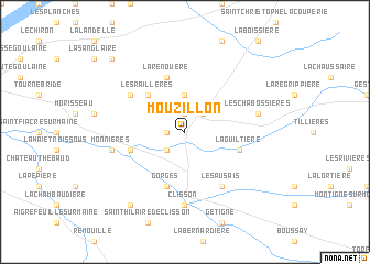 map of Mouzillon