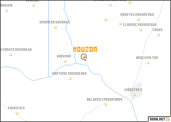 map of Mouzon