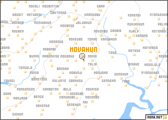 map of Movahun