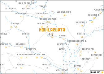 map of Movila Ruptă