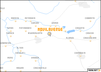 map of Movila Verde