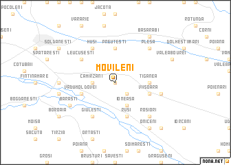 map of Movileni