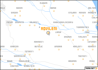 map of Movileni