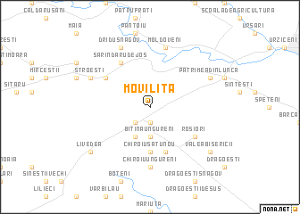 map of Moviliţa