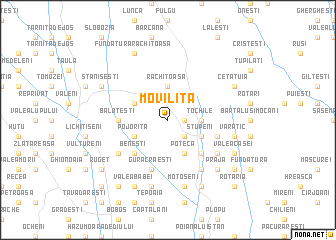 map of Moviliţa