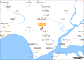 map of Movó