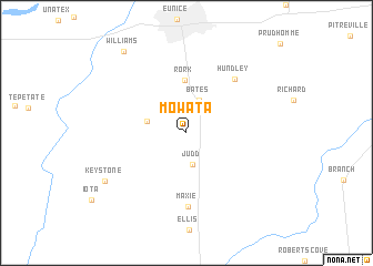 map of Mowata