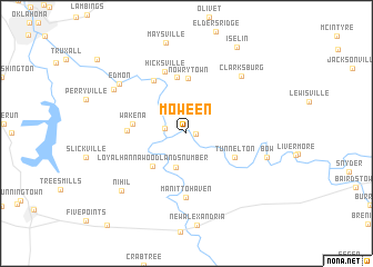 map of Moween