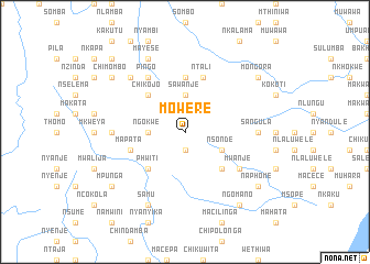 map of Mowere