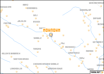 map of Mownowm