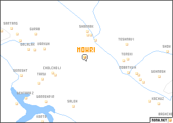 map of Mowrī