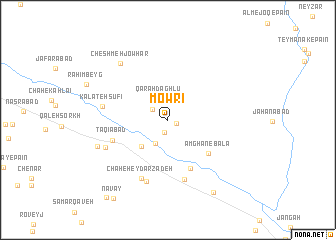 map of Mowrī