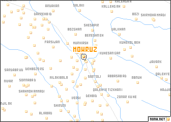 map of Mowrūz