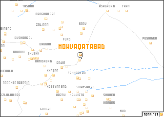 map of Mowvaqatābād