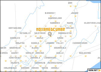 map of Moxamed Cumar