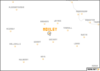 map of Moxley