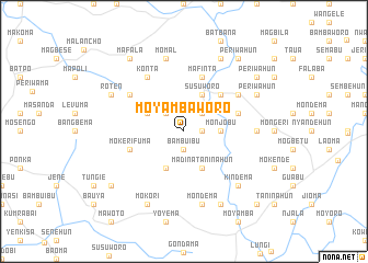 map of Moyambaworo