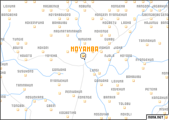 map of Moyamba