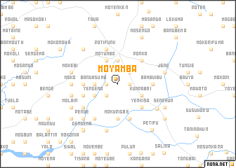 map of Moyamba